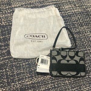 Coach Signature Wristlet NWT